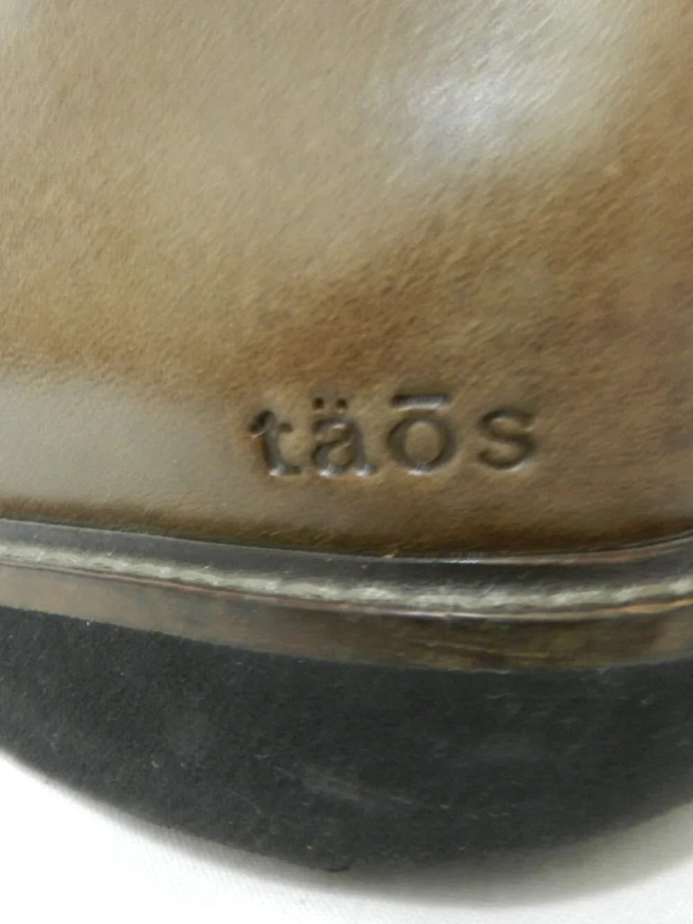 Taos Work It Leather Oxford shoes brown lace up Comfort Men Size Sz 10